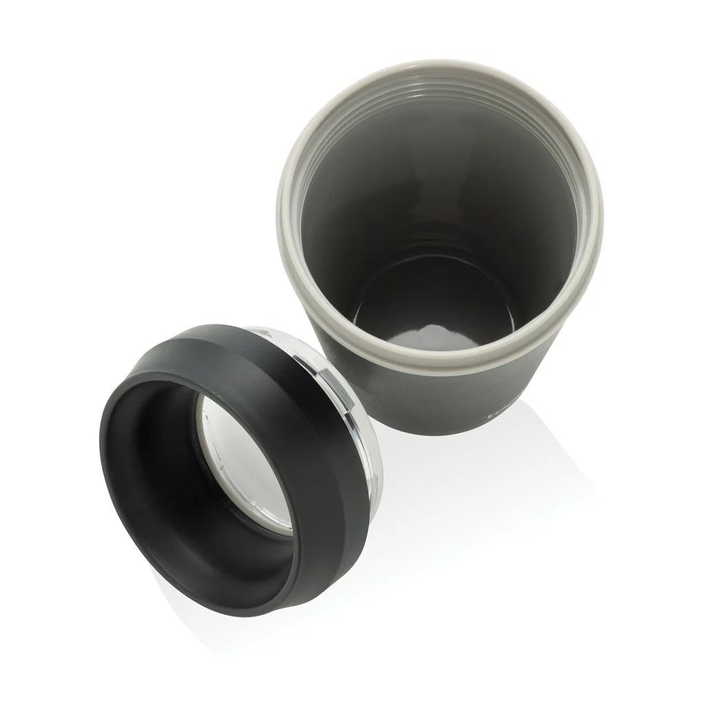 Topl Recycled Plastic To Go beker gepatenteerd 360 Lid 354ml