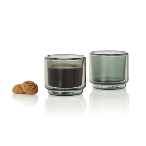 AdHoc Impact espressomok 45 ml, set van 2 stuks transparant