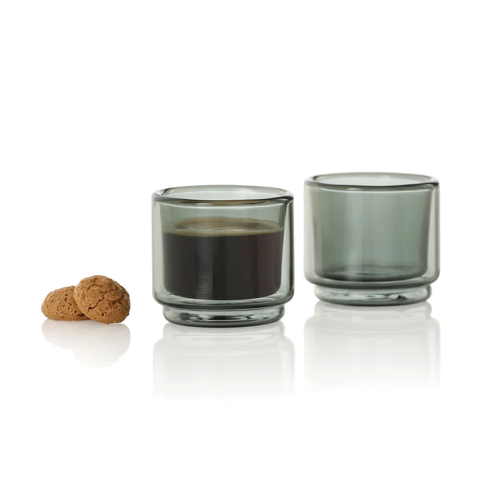 AdHoc Impact espressomok 45 ml, set van 2 stuks transparant
