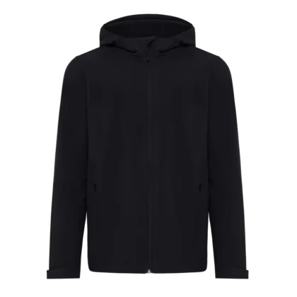 IQONIQ Makalu gerecycled polyester softshell jas zwart