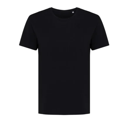 IQONIQ Yala dames lichtgewicht gerecycled katoen t-shirt zwart
