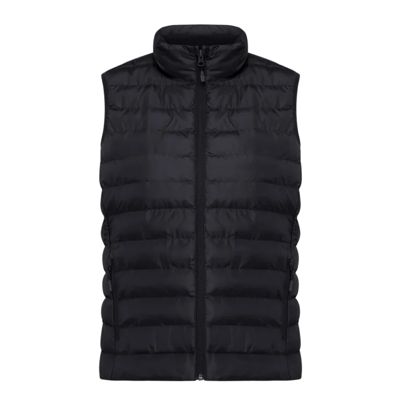 IQONIQ Meru dames gerecycled polyester bodywarmer zwart