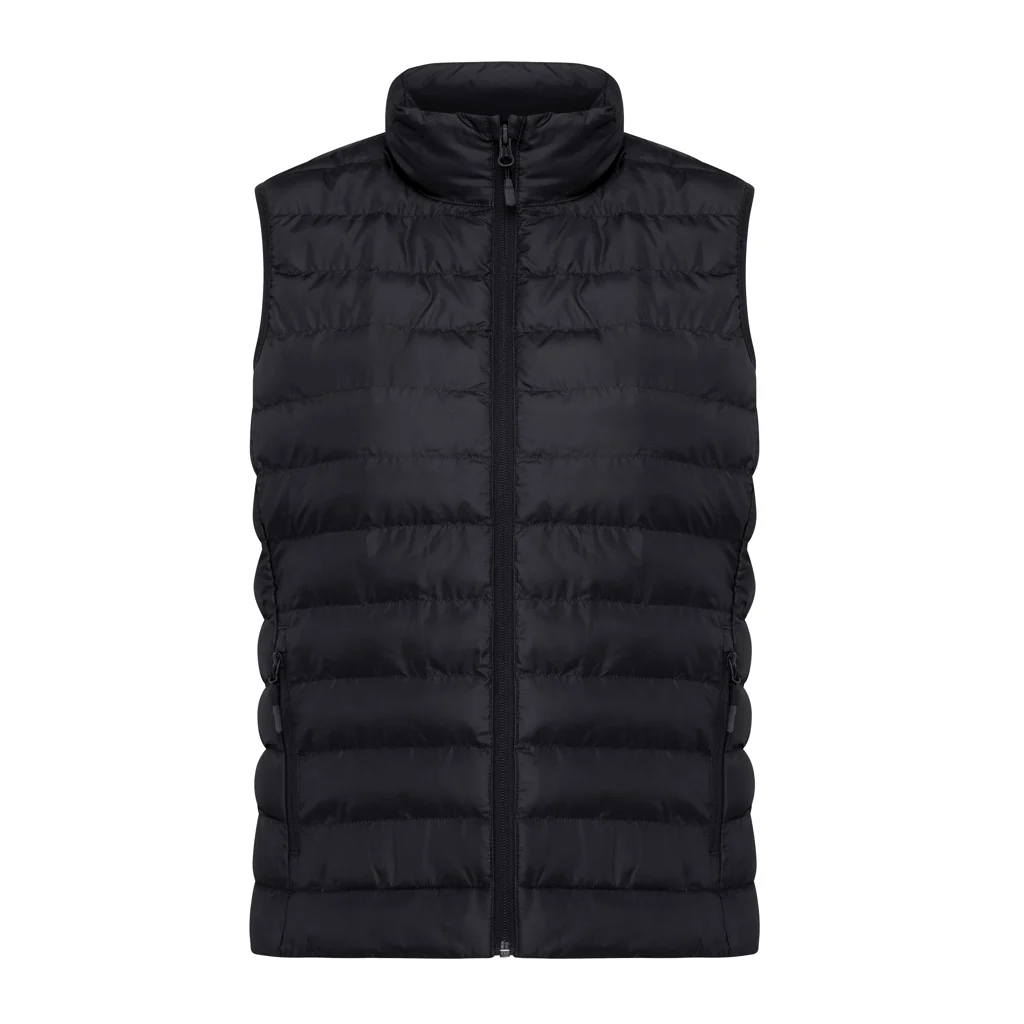 IQONIQ Meru dames gerecycled polyester bodywarmer zwart