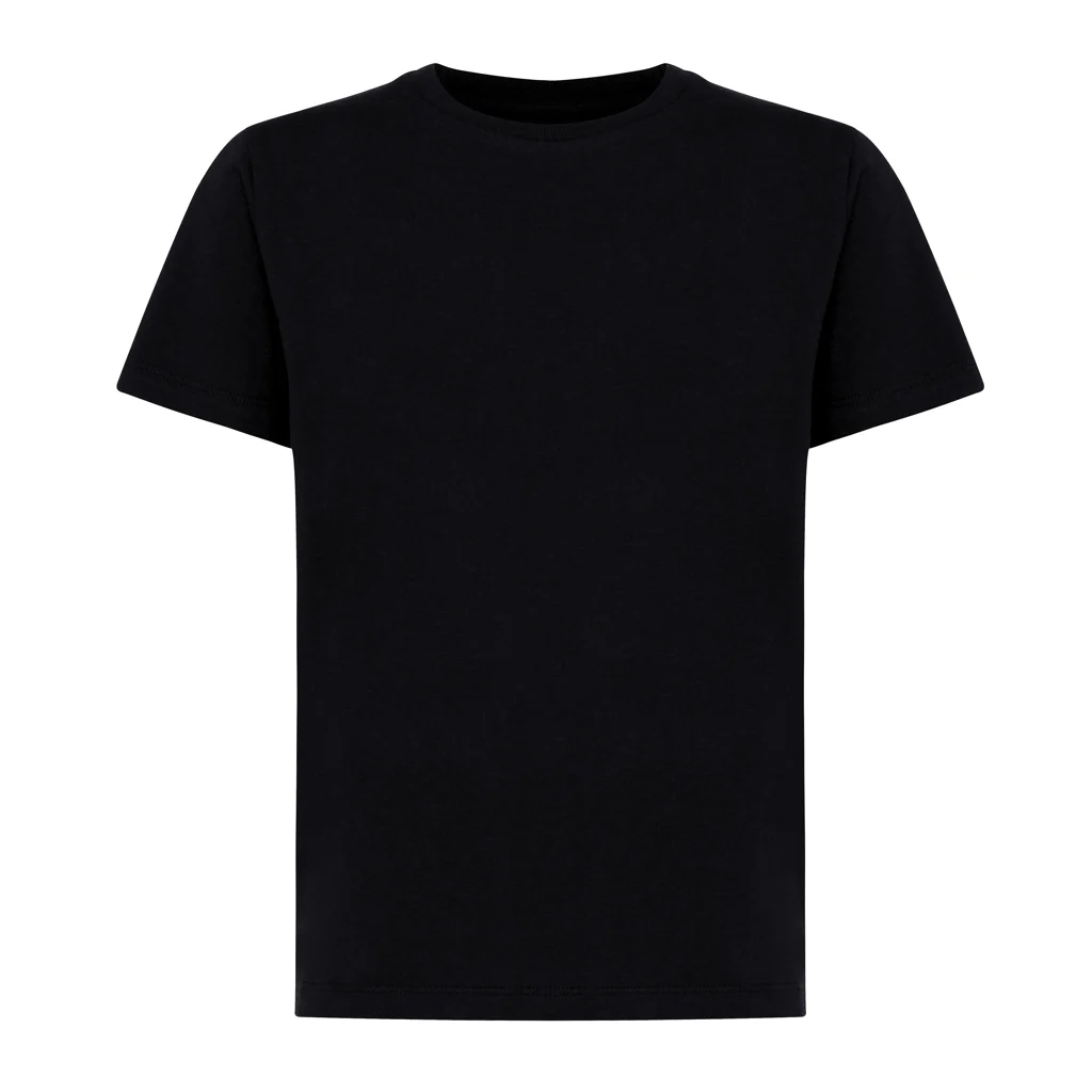 IQONIQ Koli kids lichtgewicht gerecycled katoen t-shirt zwart