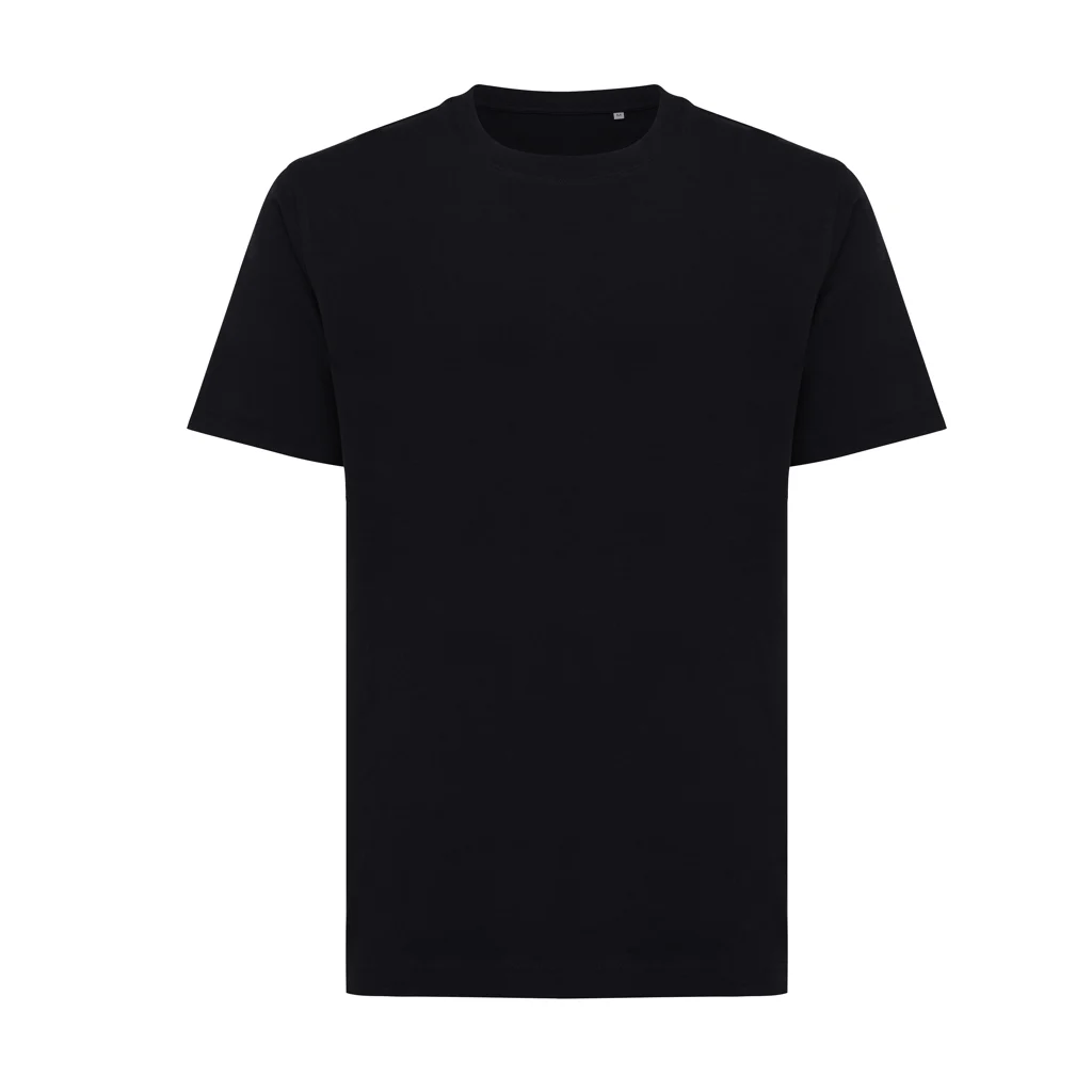 IQONIQ Kakadu relaxed gerecycled katoen t-shirt zwart