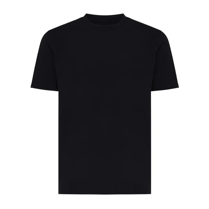 IQONIQ Sierra lichtgewicht gerecycled katoen t-shirt zwart