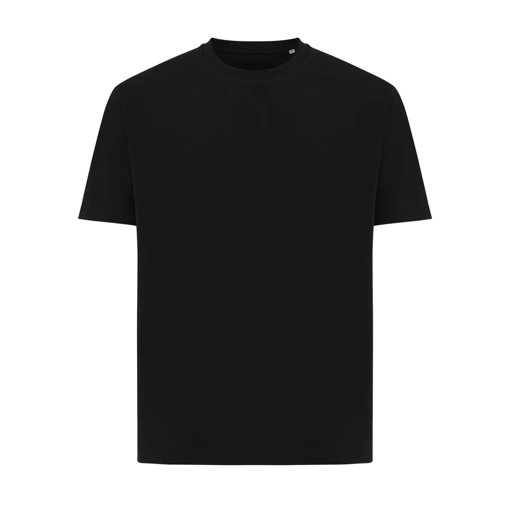 IQONIQ Teide gerecycled katoen t-shirt zwart