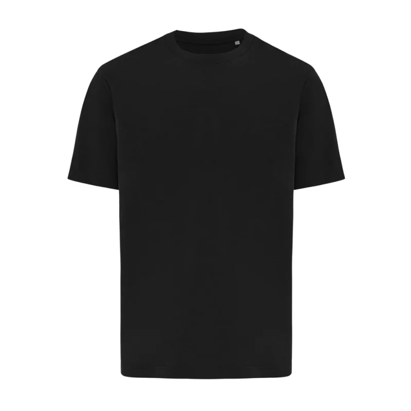 IQONIQ Nikko heavyweight gerecycled katoen t-shirt zwart