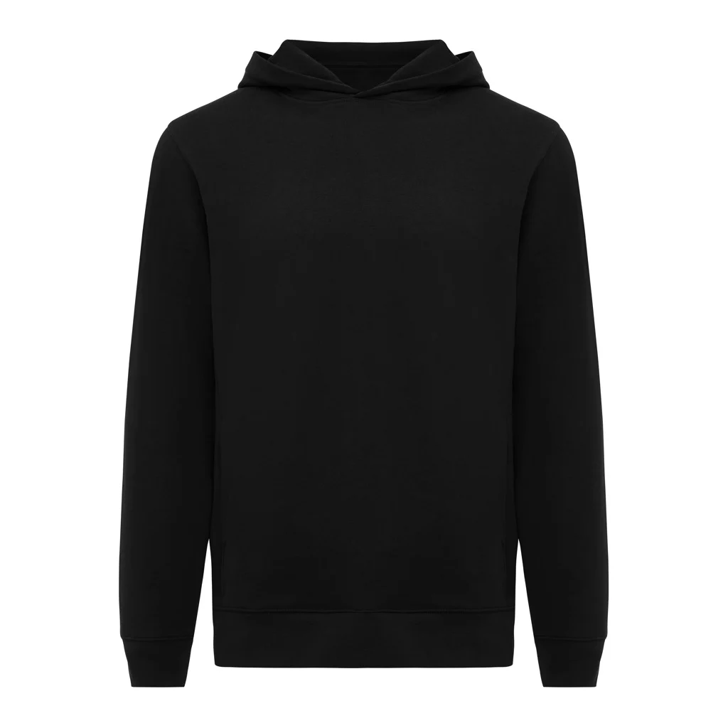IQONIQ Yengo recycled katoen hoodie met steekzakken zwart