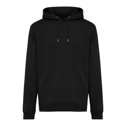 IQONIQ Joshua hoodie van gerecycled katoen zwart