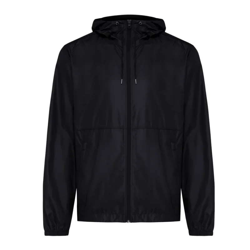 IQONIQ Logan gerecycled polyester lichtgewicht jas zwart