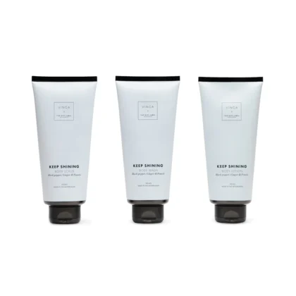 VINGA x TGL giftset voor lichaamsverzorging wit, zwart