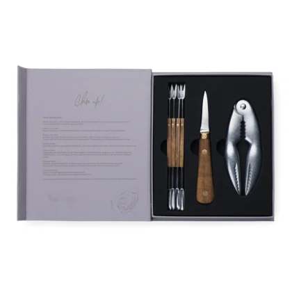 VINGA Story of seafood gift box grijs
