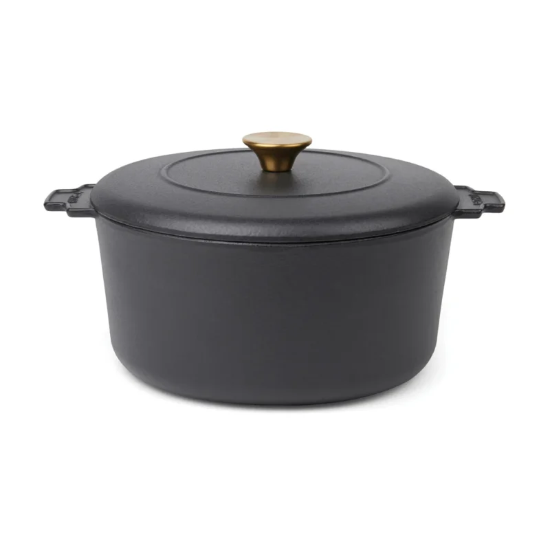 VINGA Monte heritage braadpan 5.5 L zwart