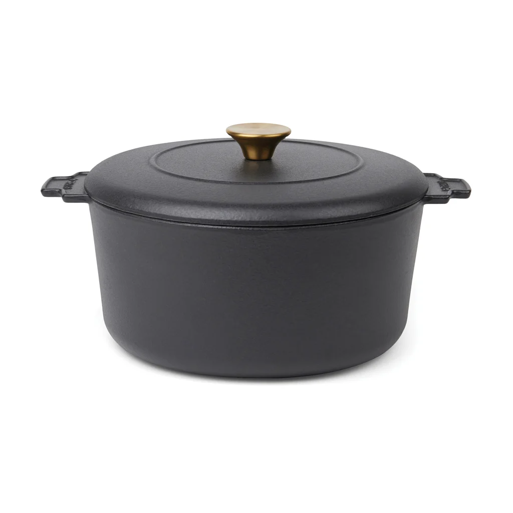 VINGA Monte heritage braadpan 5.5 L zwart