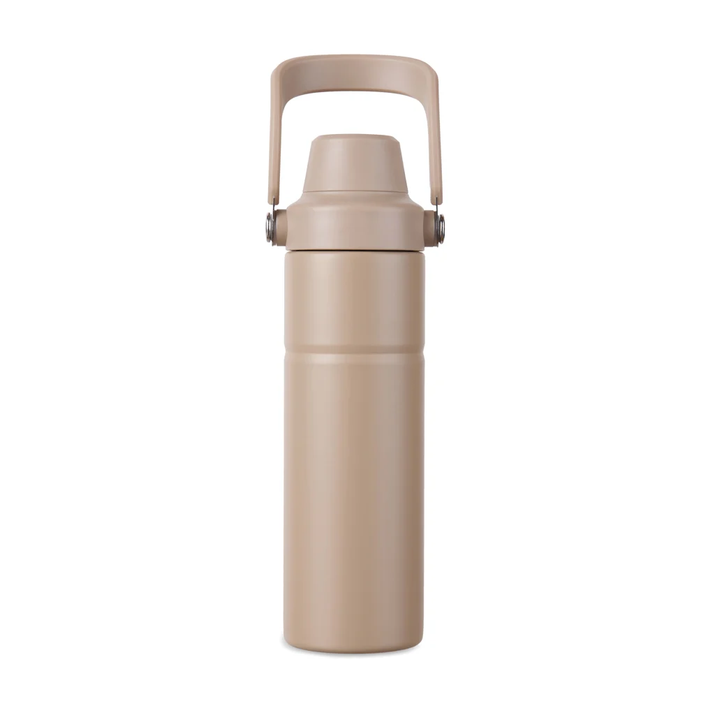 VINGA Baltimore Trek RCS recycled SS fles 600 ML greige