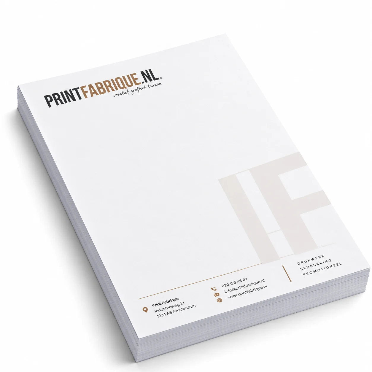 Briefpapier bedrukken