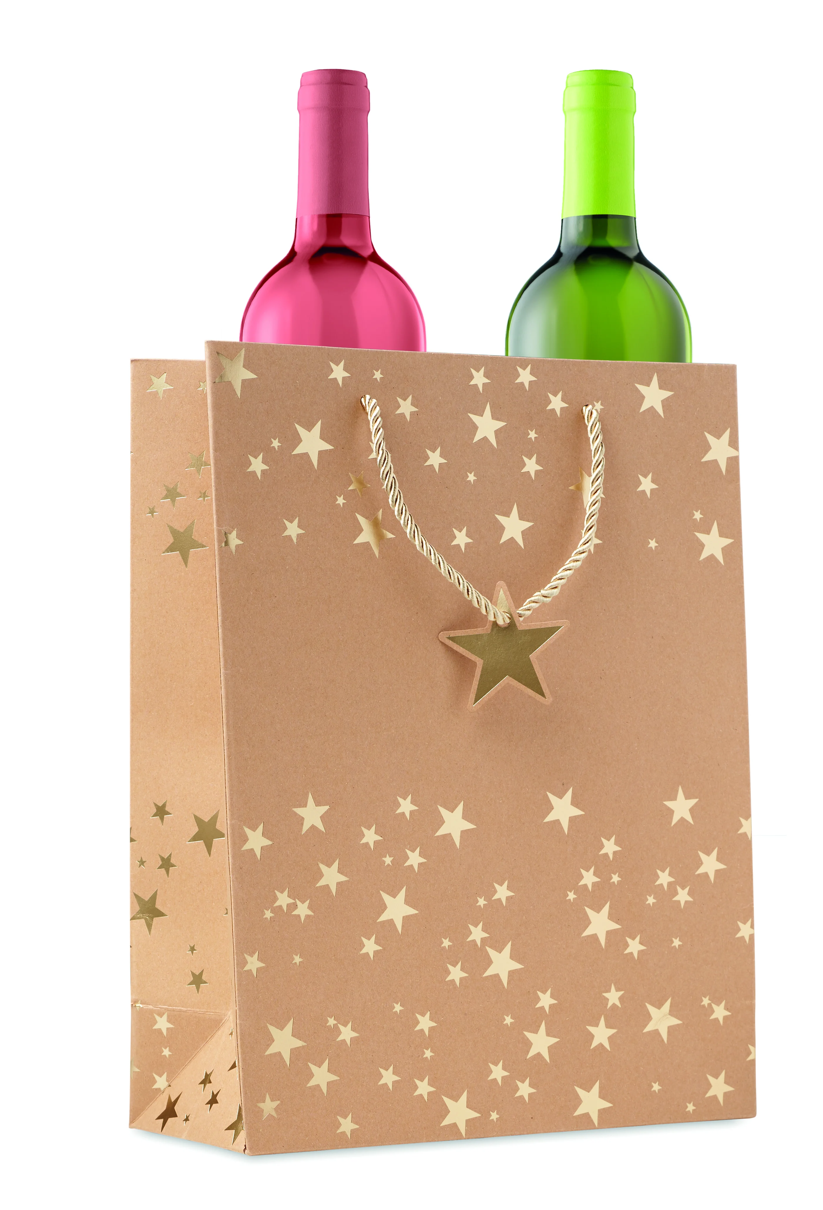 Kraftpapieren geschenkzak SPARKLE