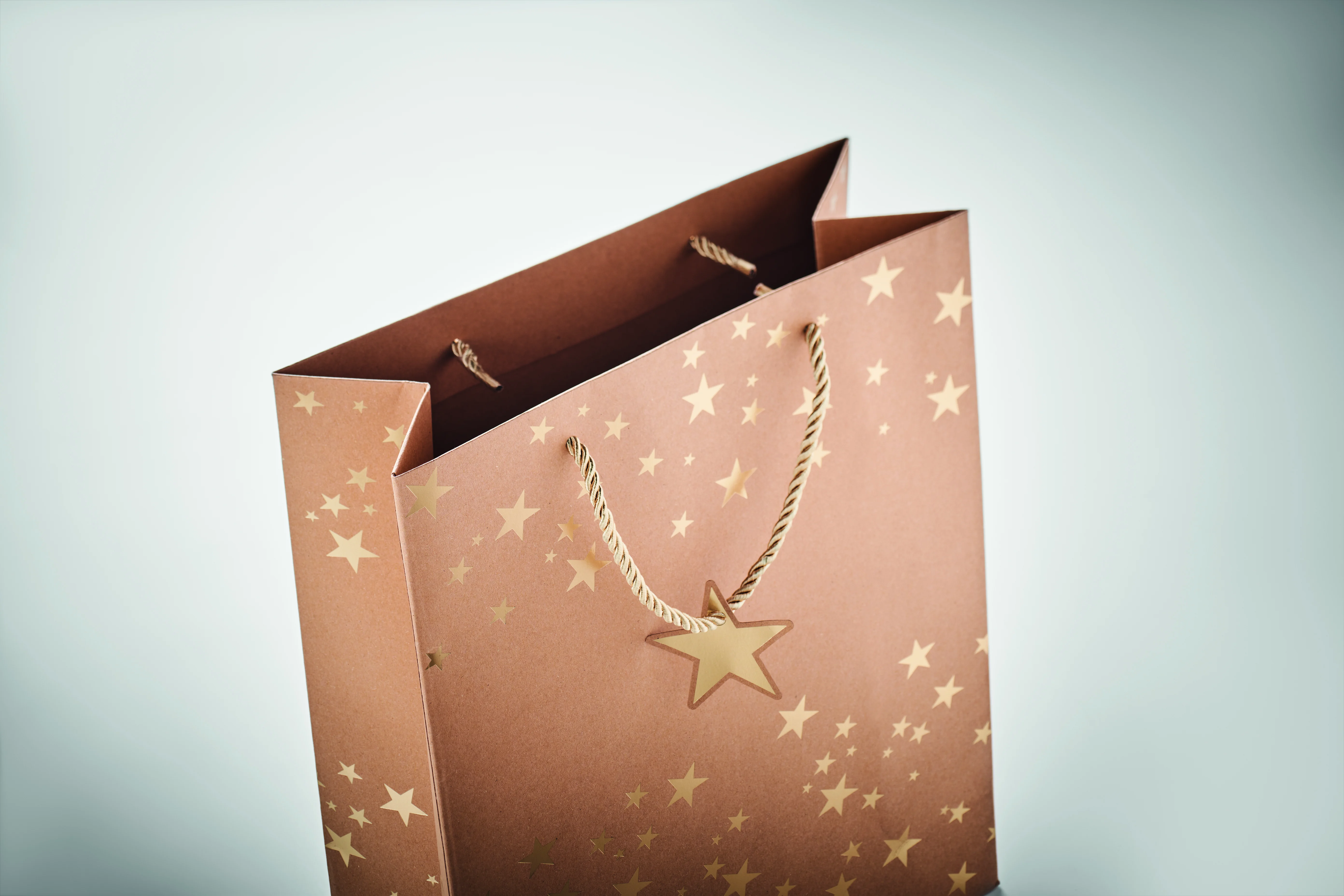 Kraftpapieren geschenkzak SPARKLE
