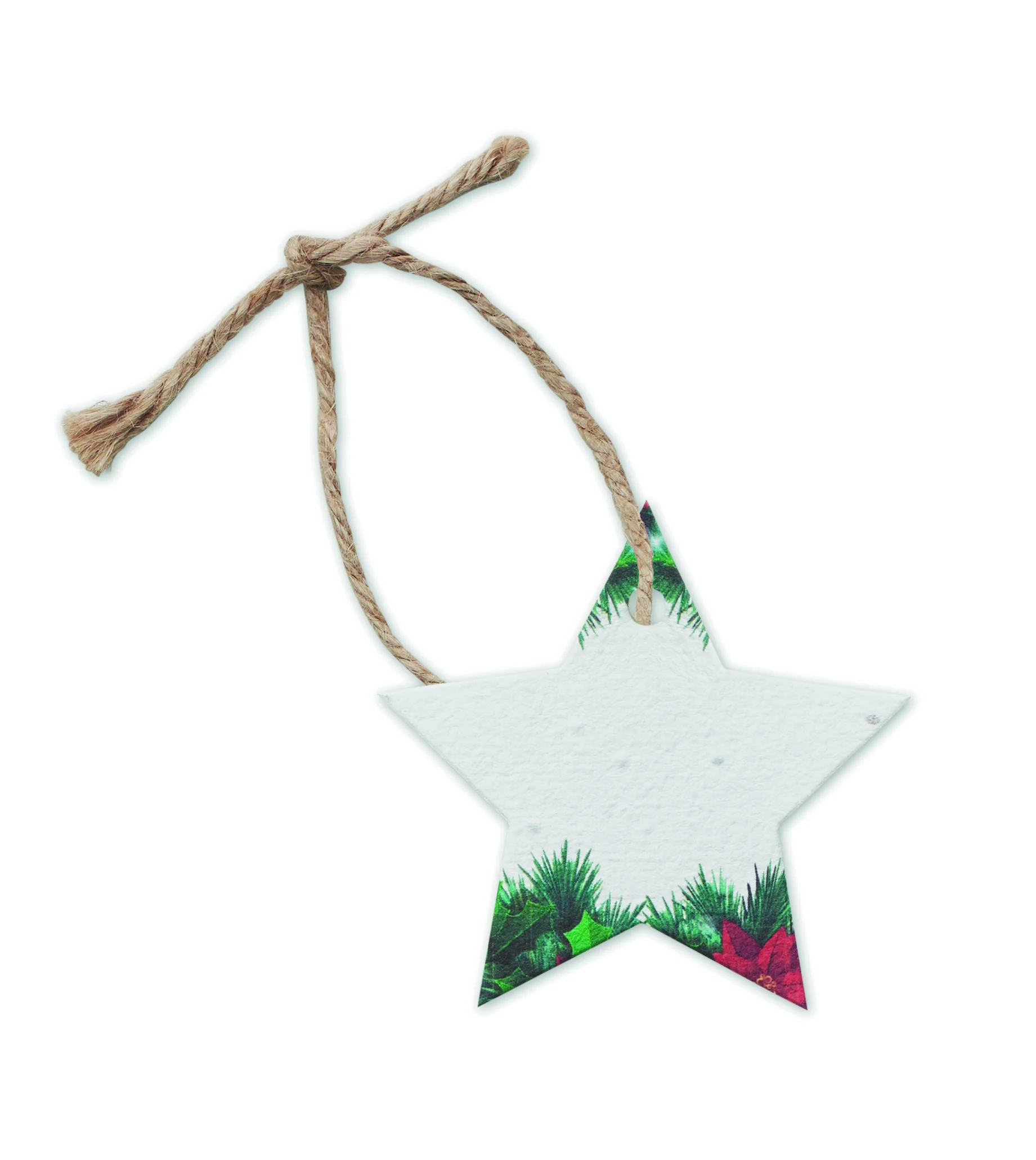 Zaadpapier kerstornament STARSEED