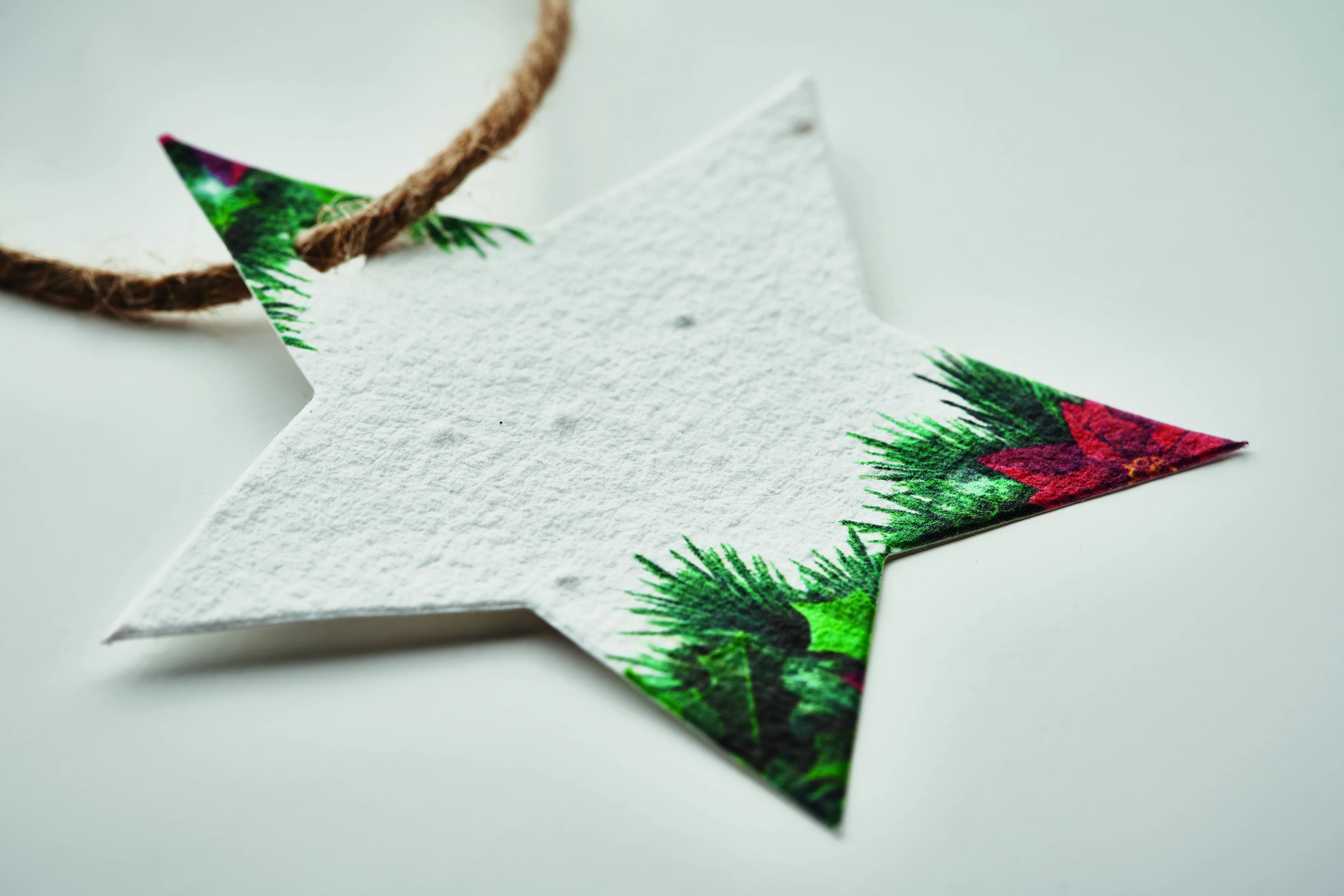 Zaadpapier kerstornament STARSEED