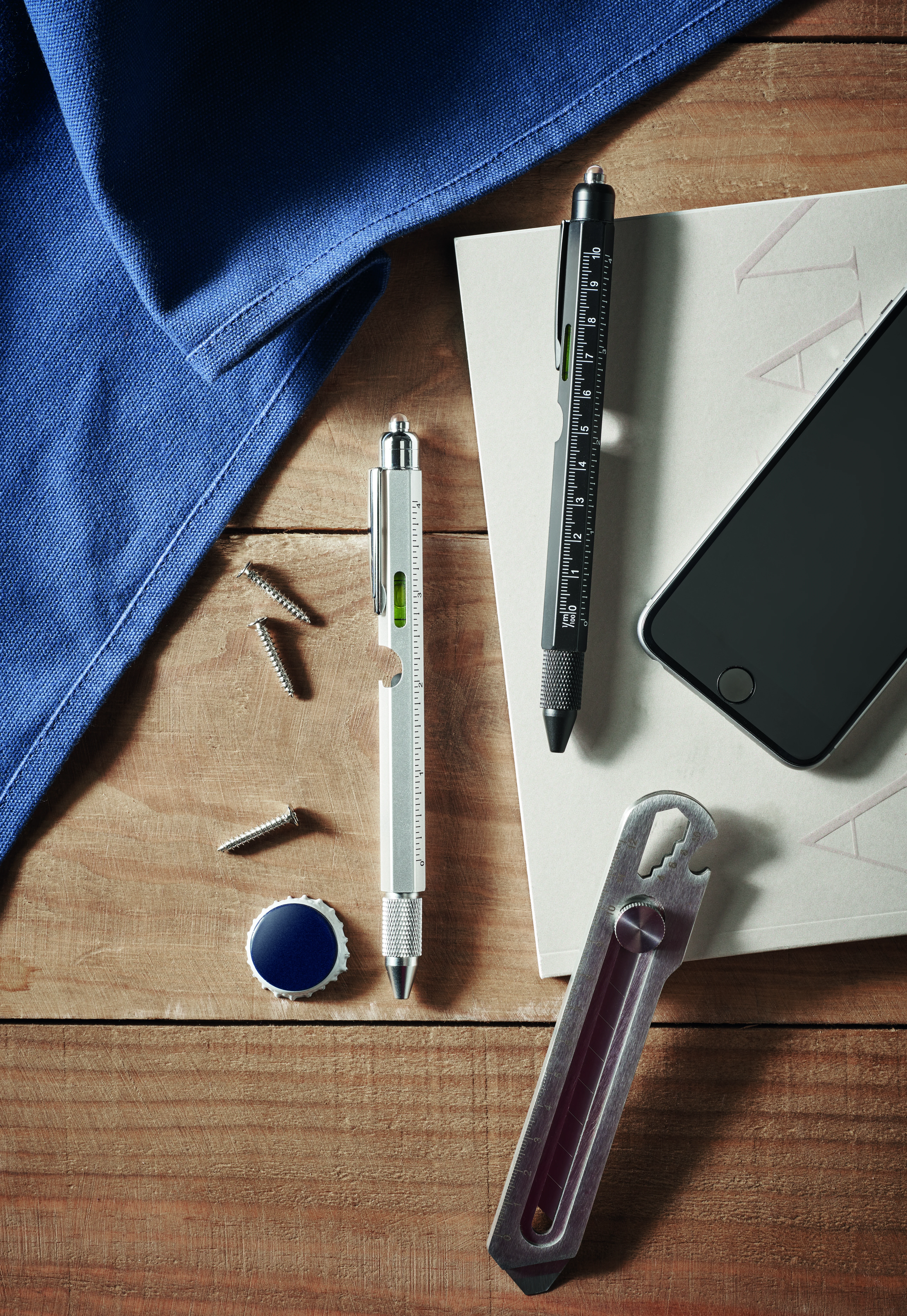 Pen met waterpas en liniaal RETOOL