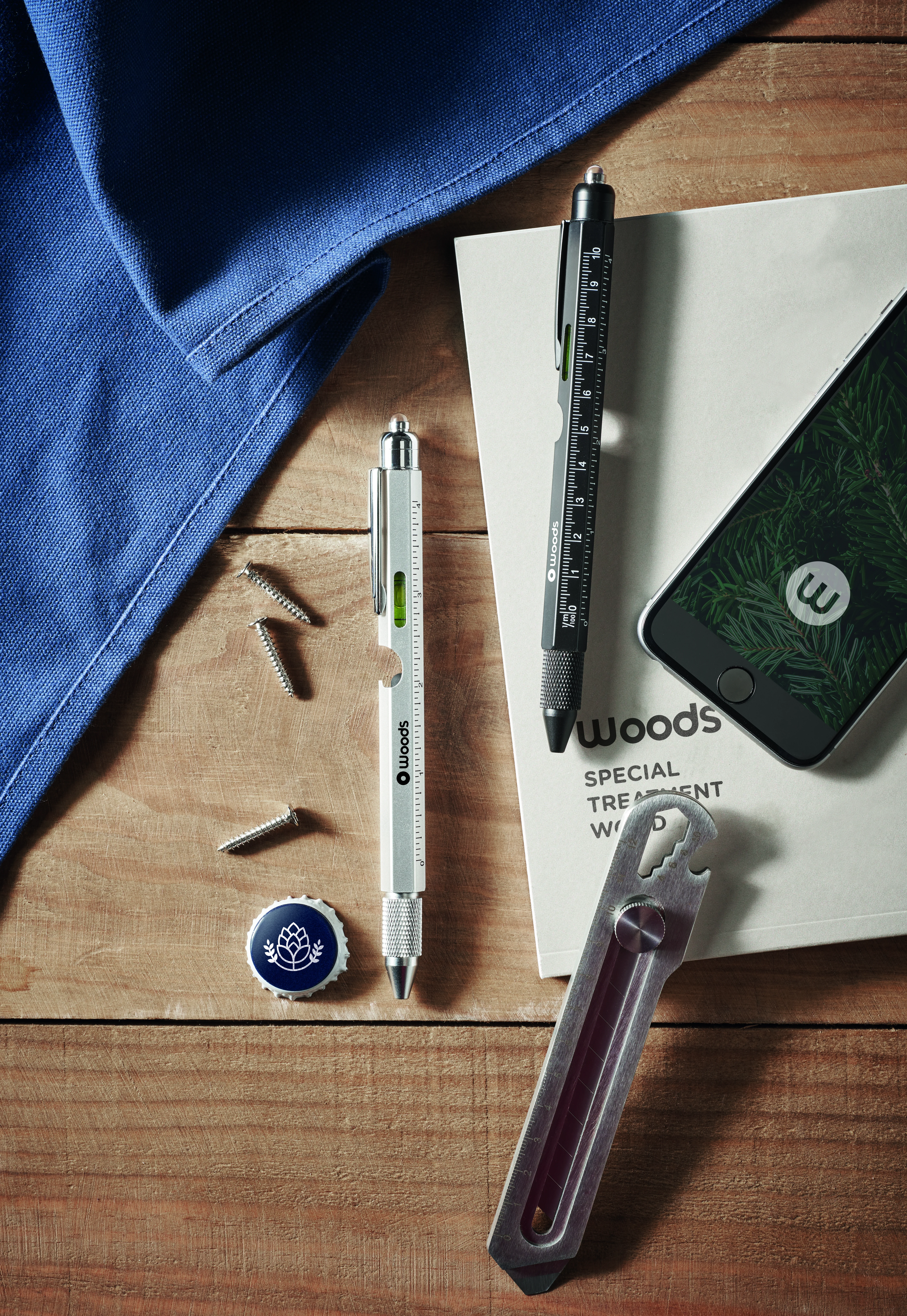 Pen met waterpas en liniaal RETOOL