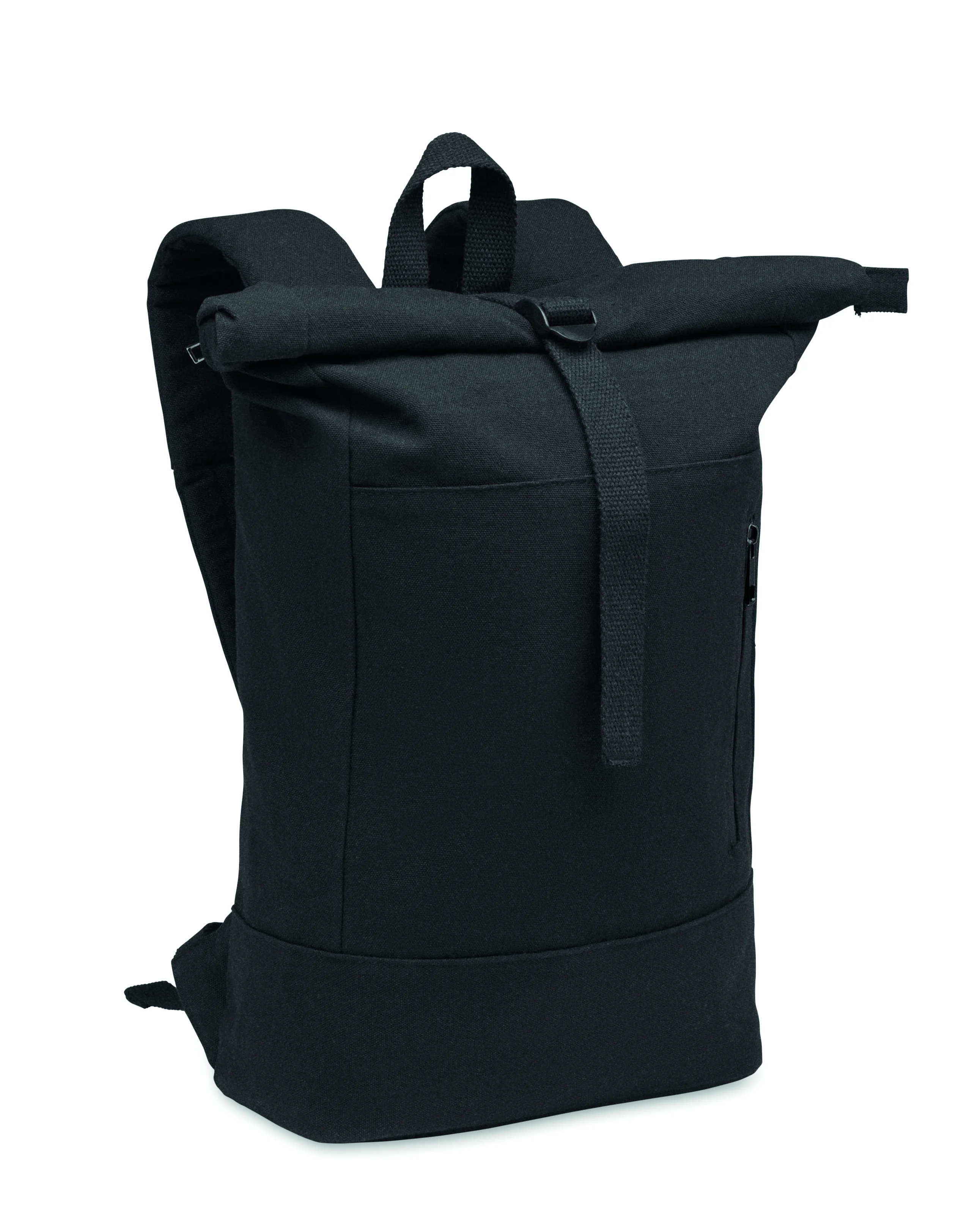 Rolltop 15 inch laptop rugzak KOPER ROLL Zwart