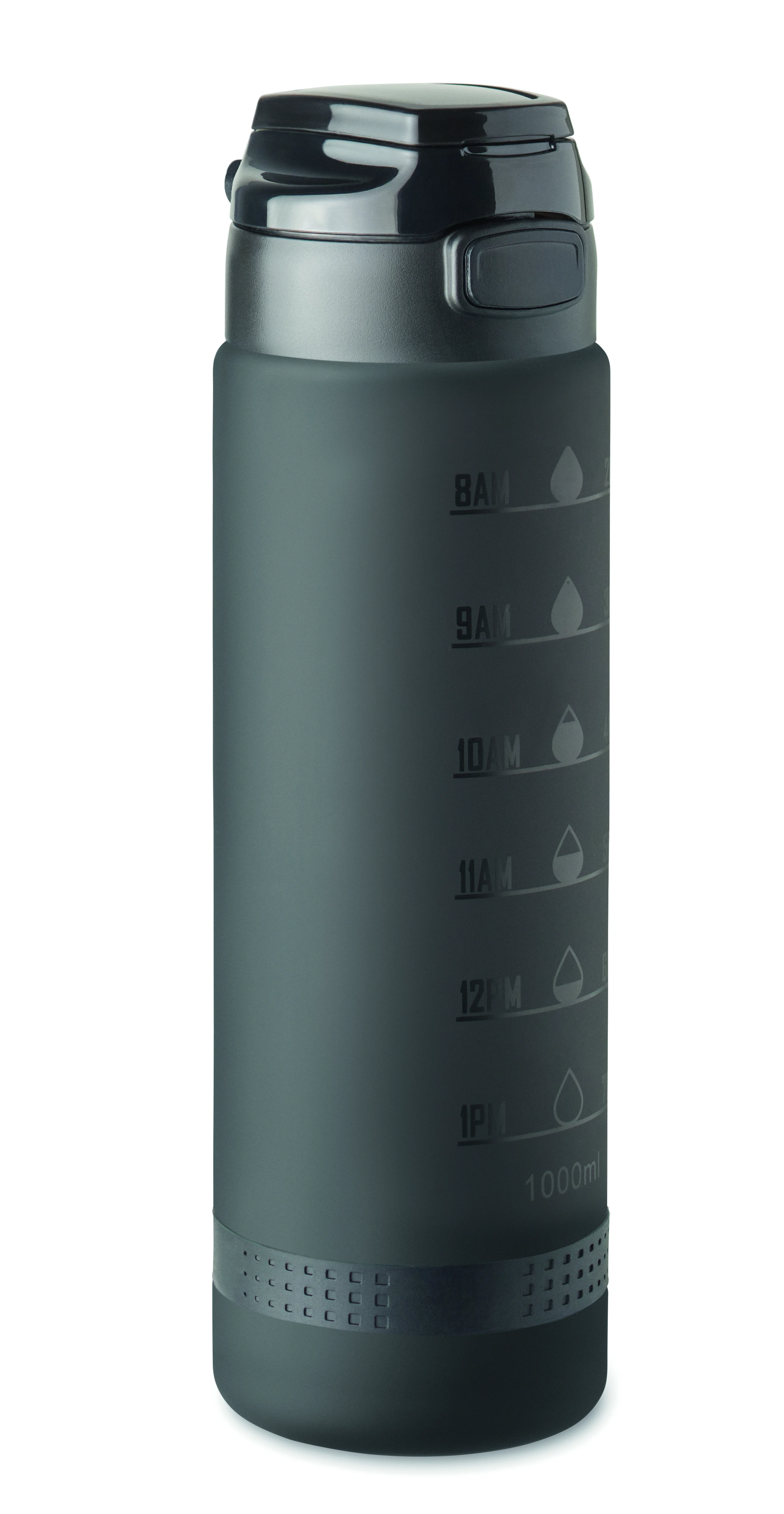 Sportwaterfles RPET 1L LEVEL Zwart