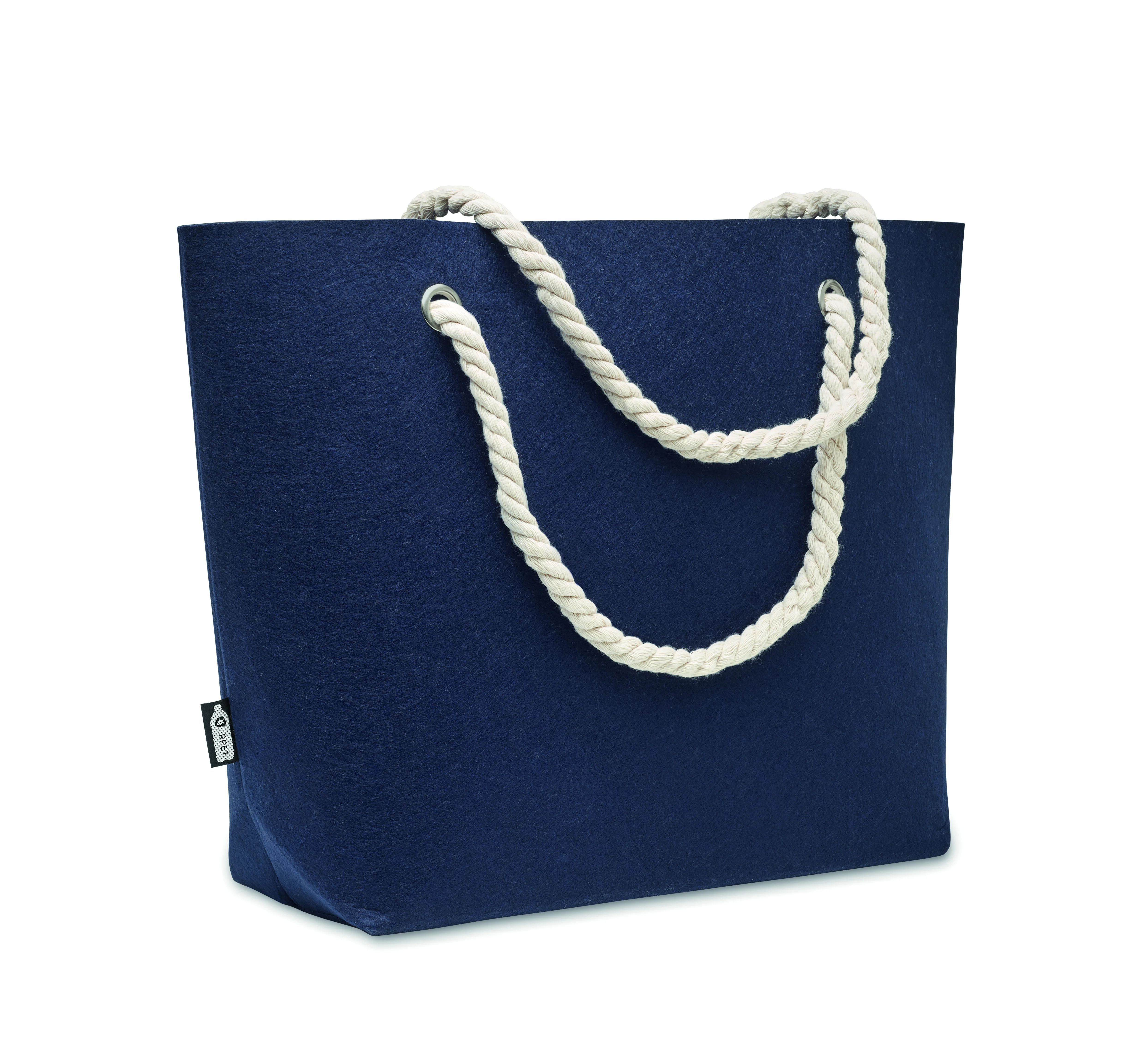 Strandtas van RPET-vilt FELTSEA Blauw