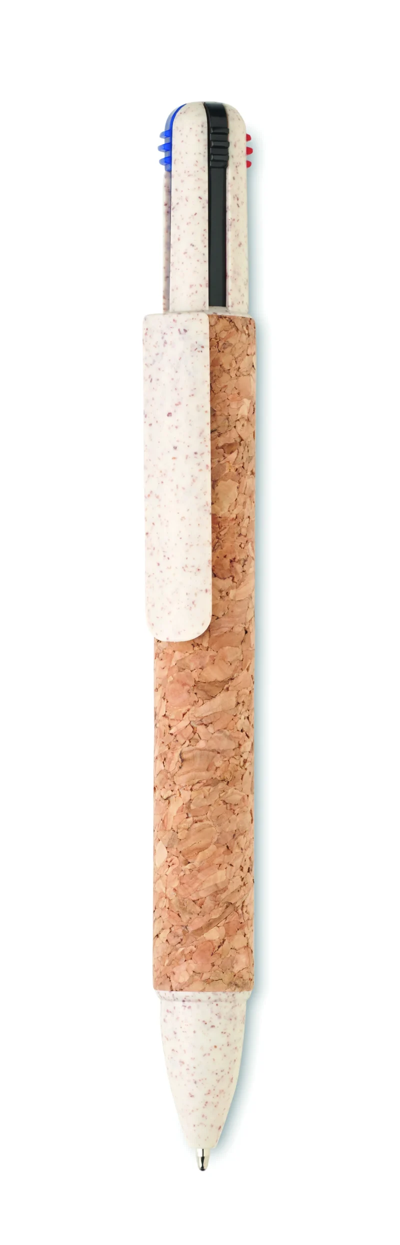 4-kleuren inkt balpen met kurk ARBOCHO Beige