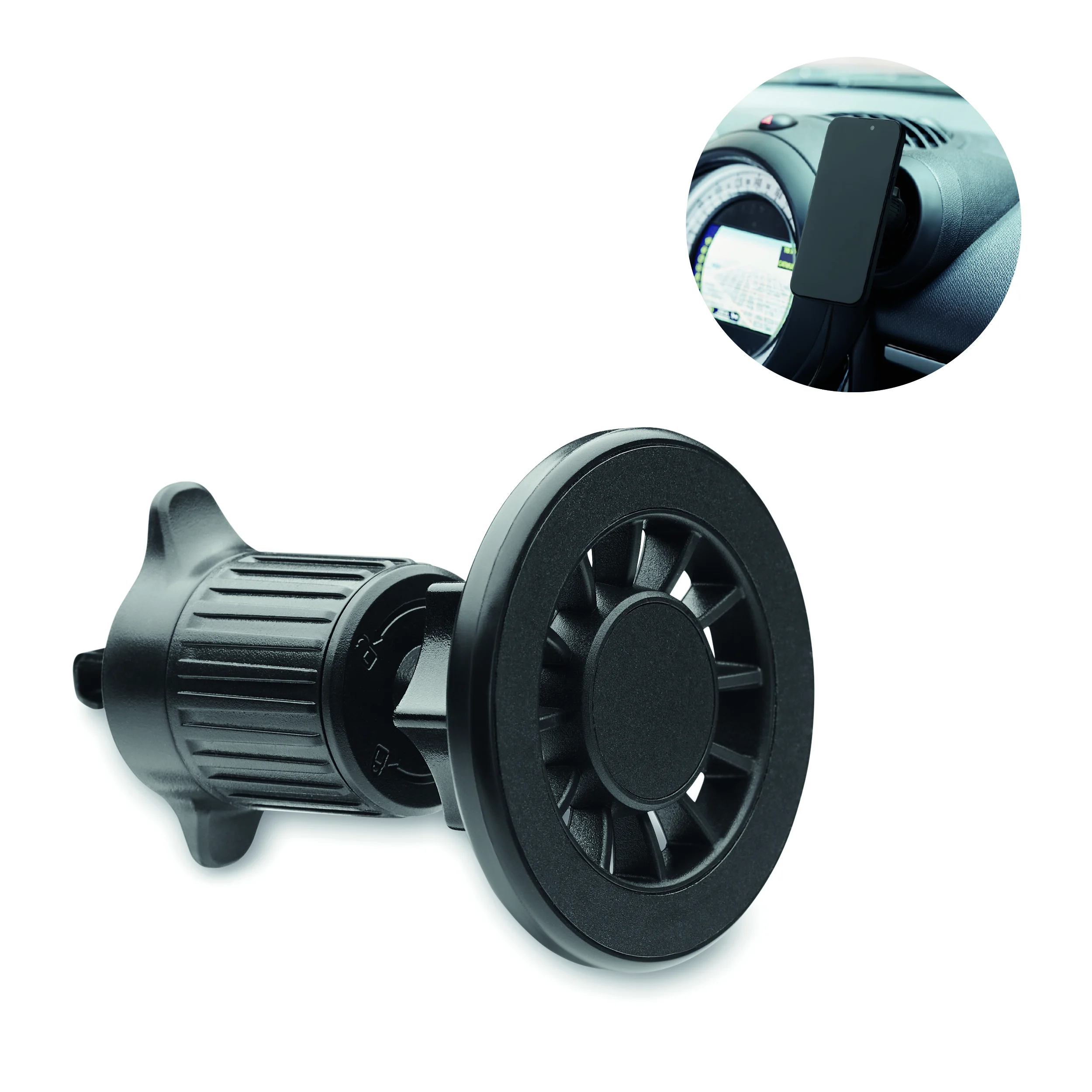 Magnetische telefoonhouder HOLDME Zwart
