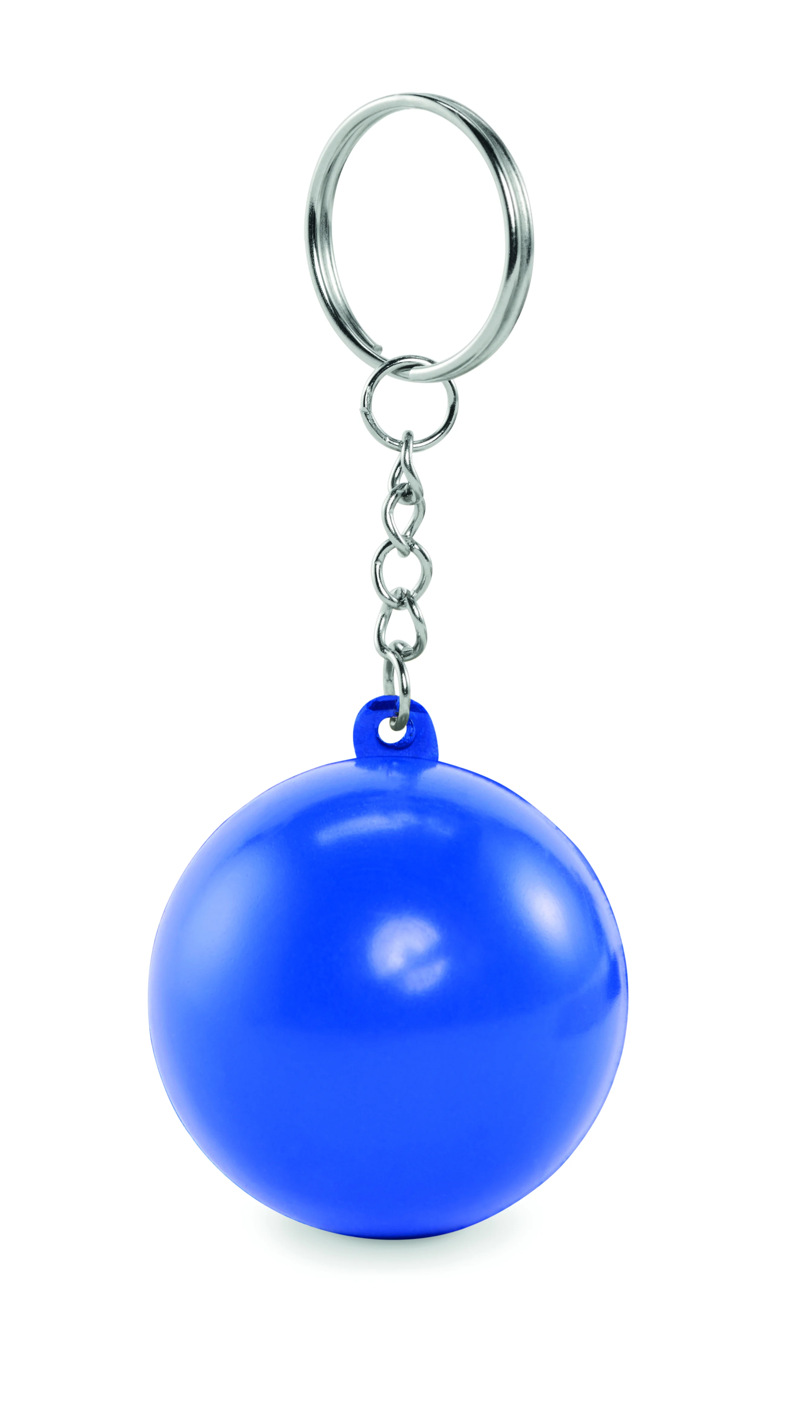 PU balvormige sleutelhanger CIRKELY Blauw