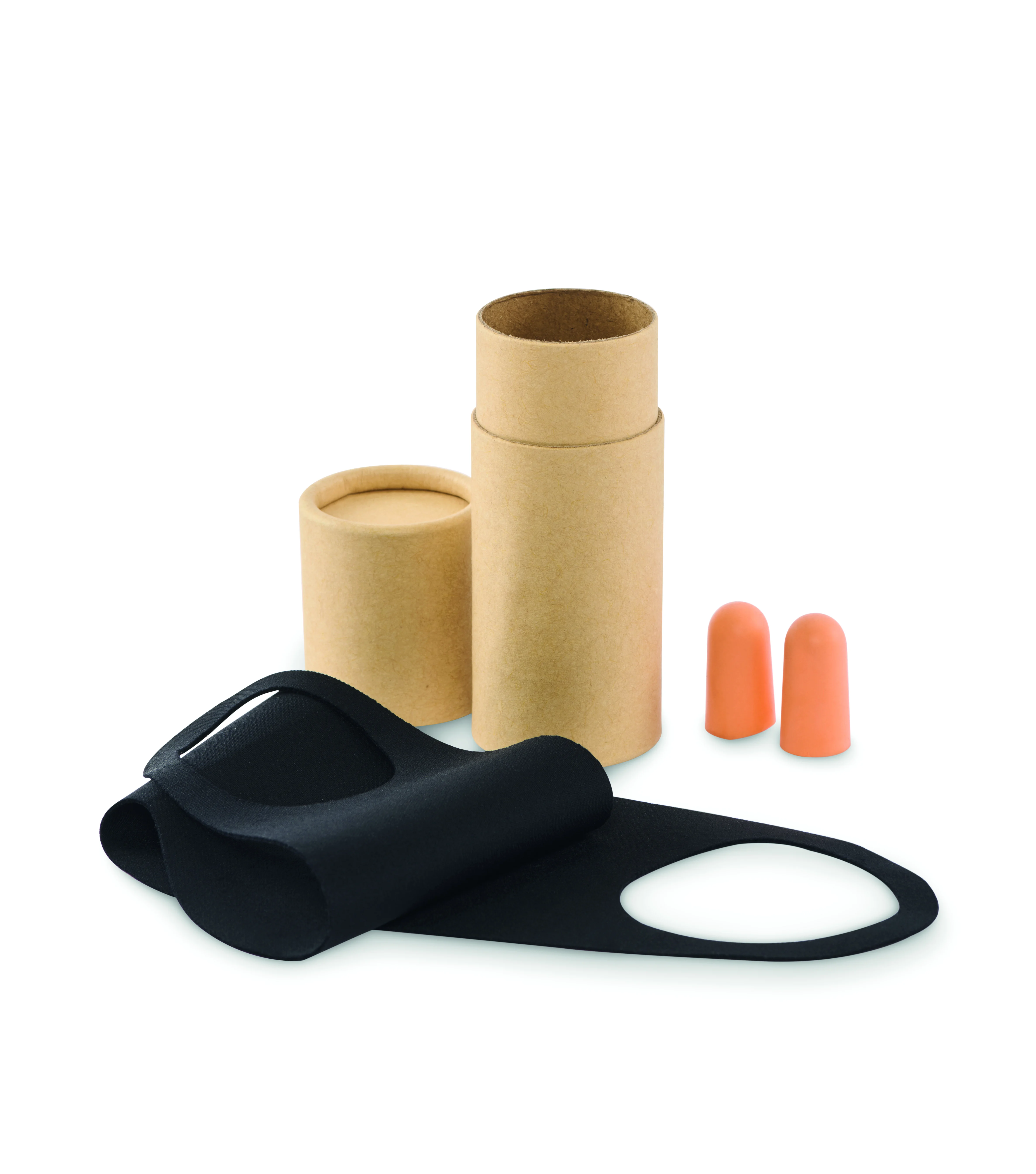 Reisset in kartonnen koker MASKSET Beige