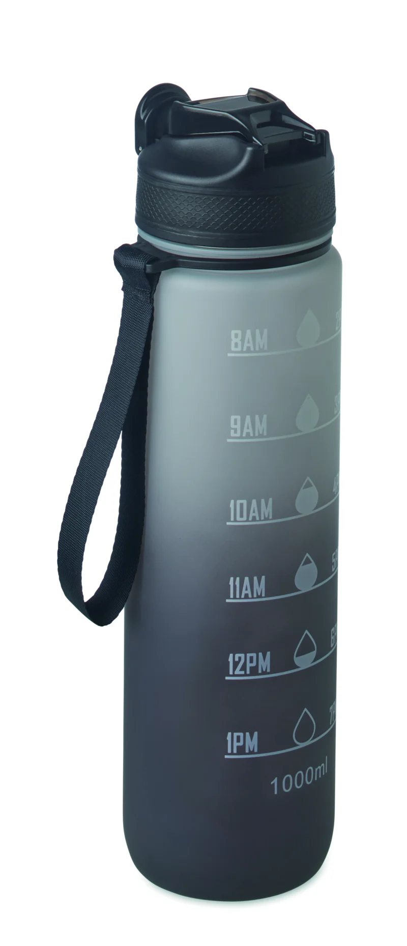 Sportwaterfles RPET 1L ACTIVATE Zwart