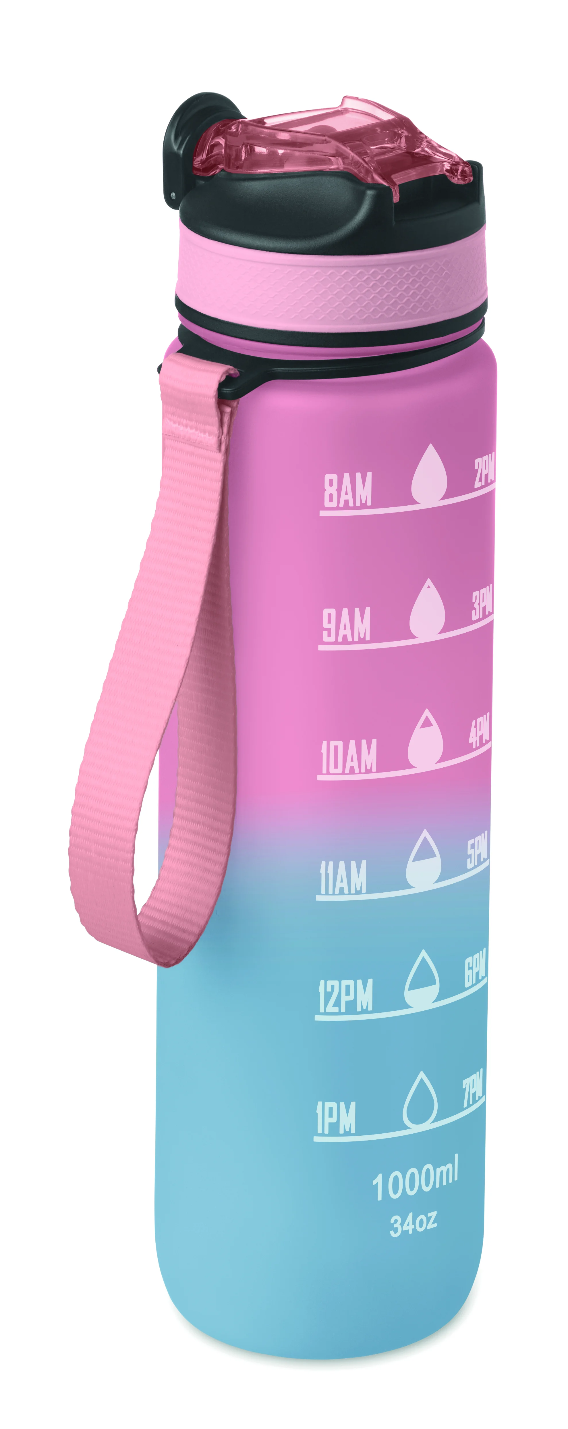 Sportwaterfles RPET 1L ACTIVATE Babyrose