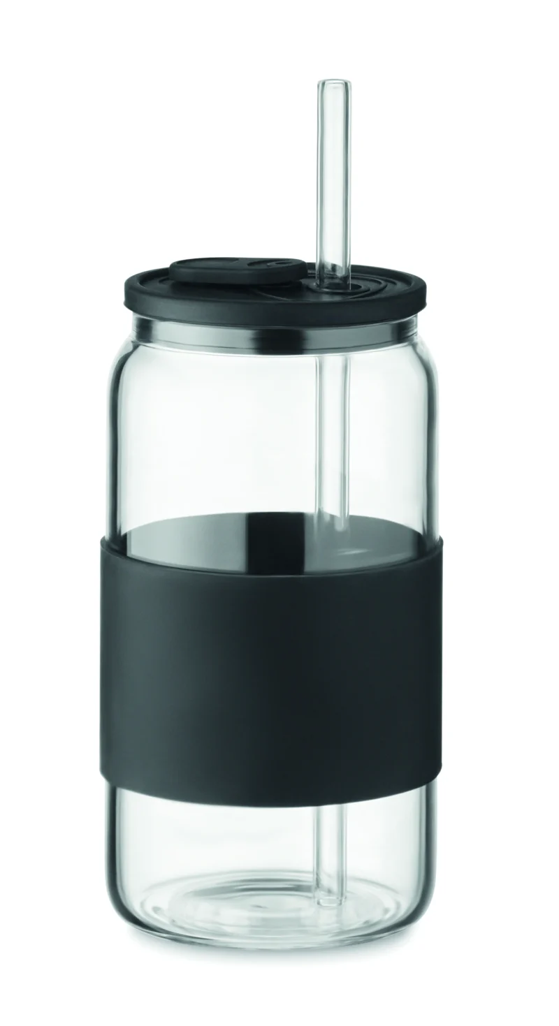 Beker hoog borosilicaat 550ml BOROSIP Zwart