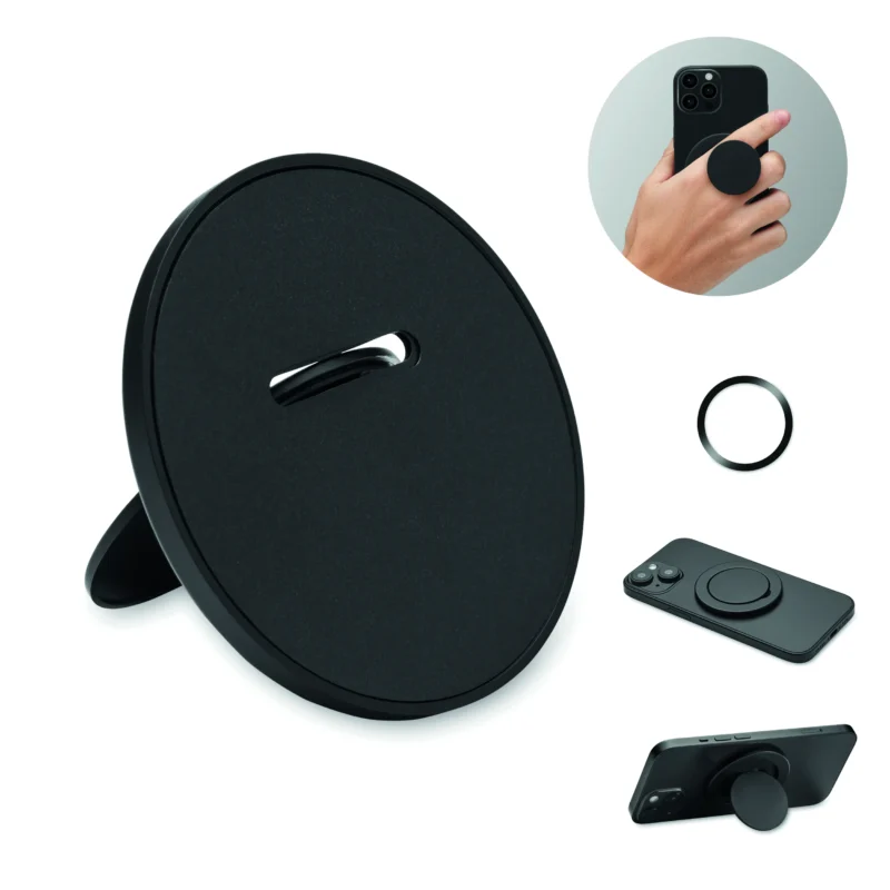 Magnetische telefoonhouder ABLE Zwart
