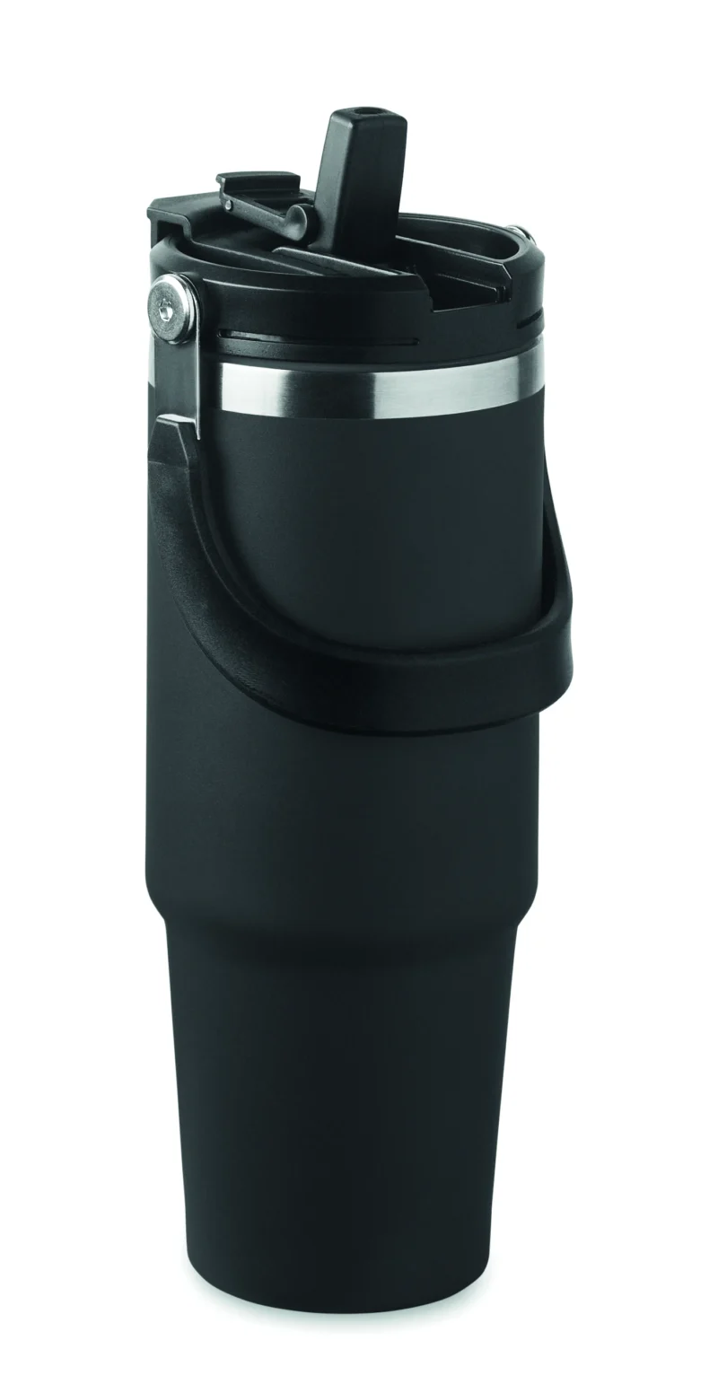 Dubbelwandige beker 850ml SUMA HAND Zwart