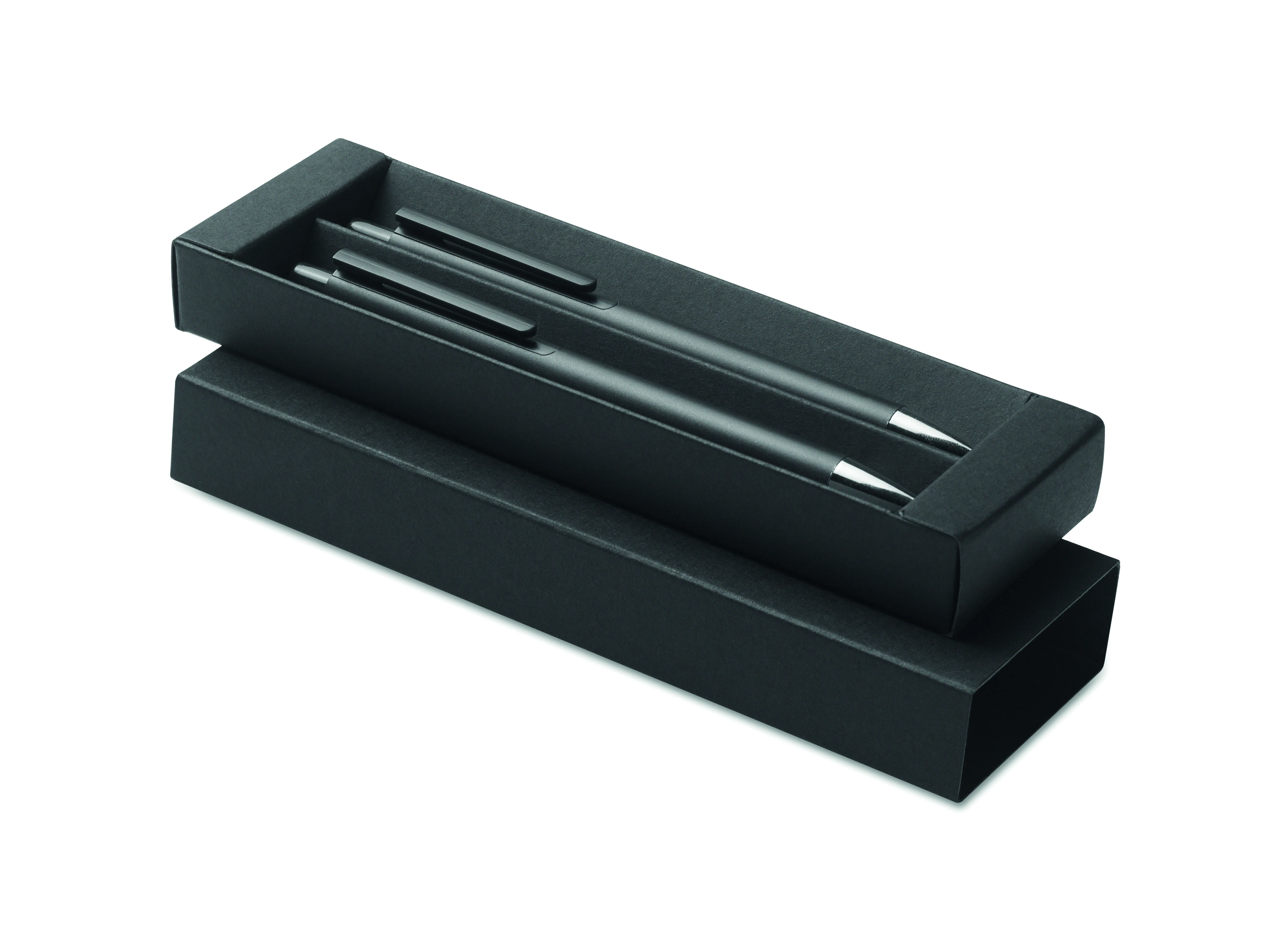 Gerecycled aluminium pennenset ORWELL Zwart