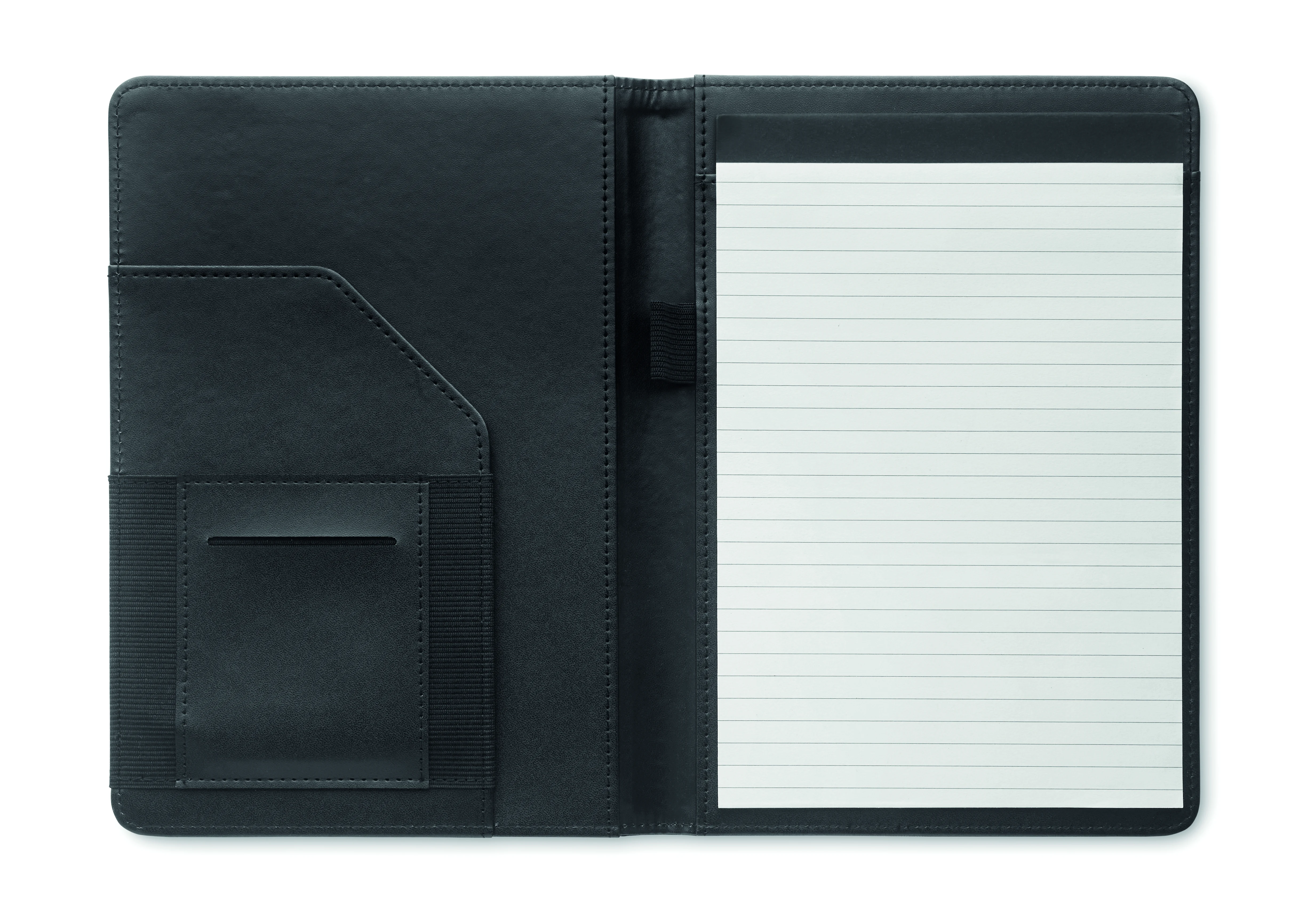 A5 map 300D RPET FOLIO Zwart