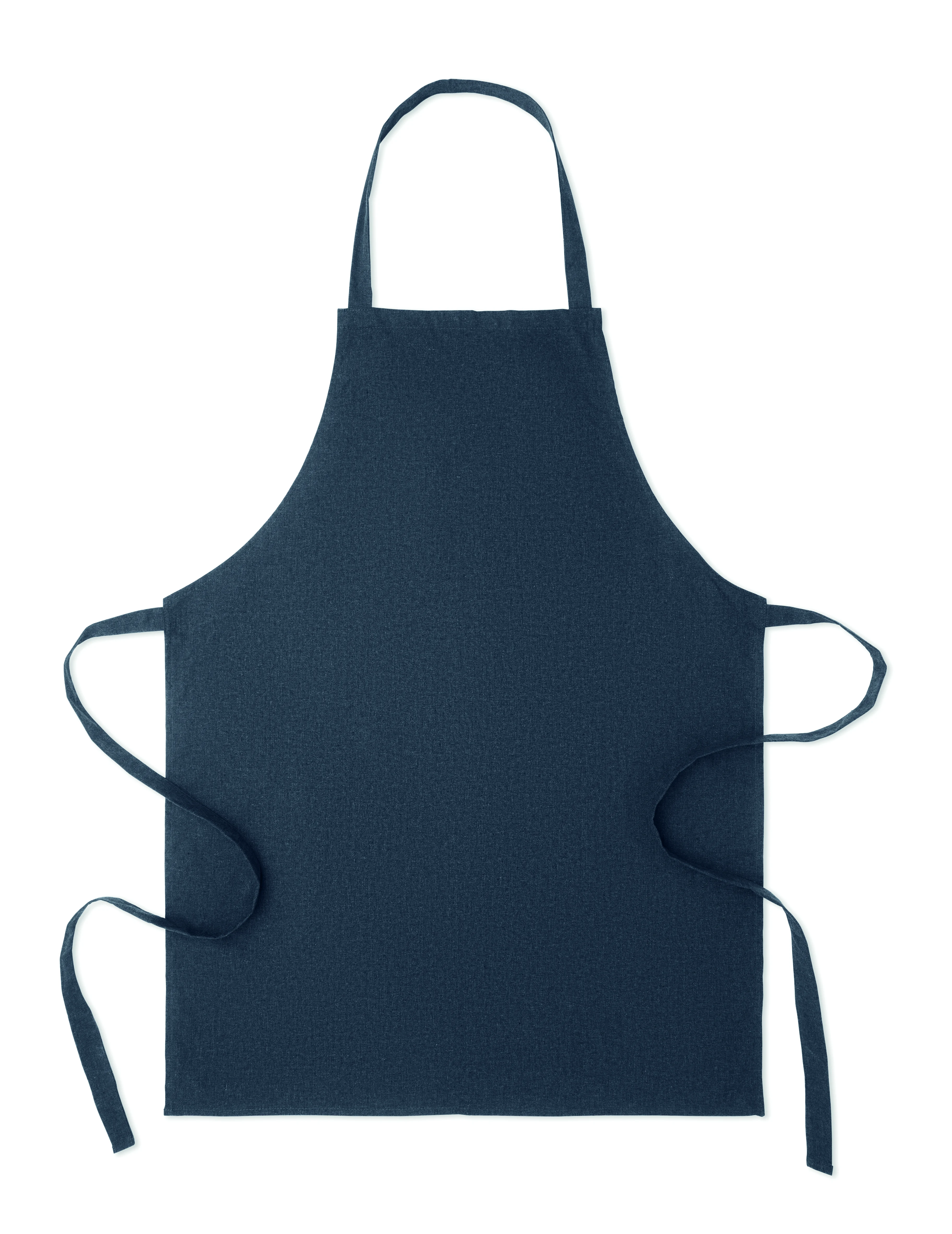 Schort van gerecycled katoen SOUS COLOUR Marineblauw