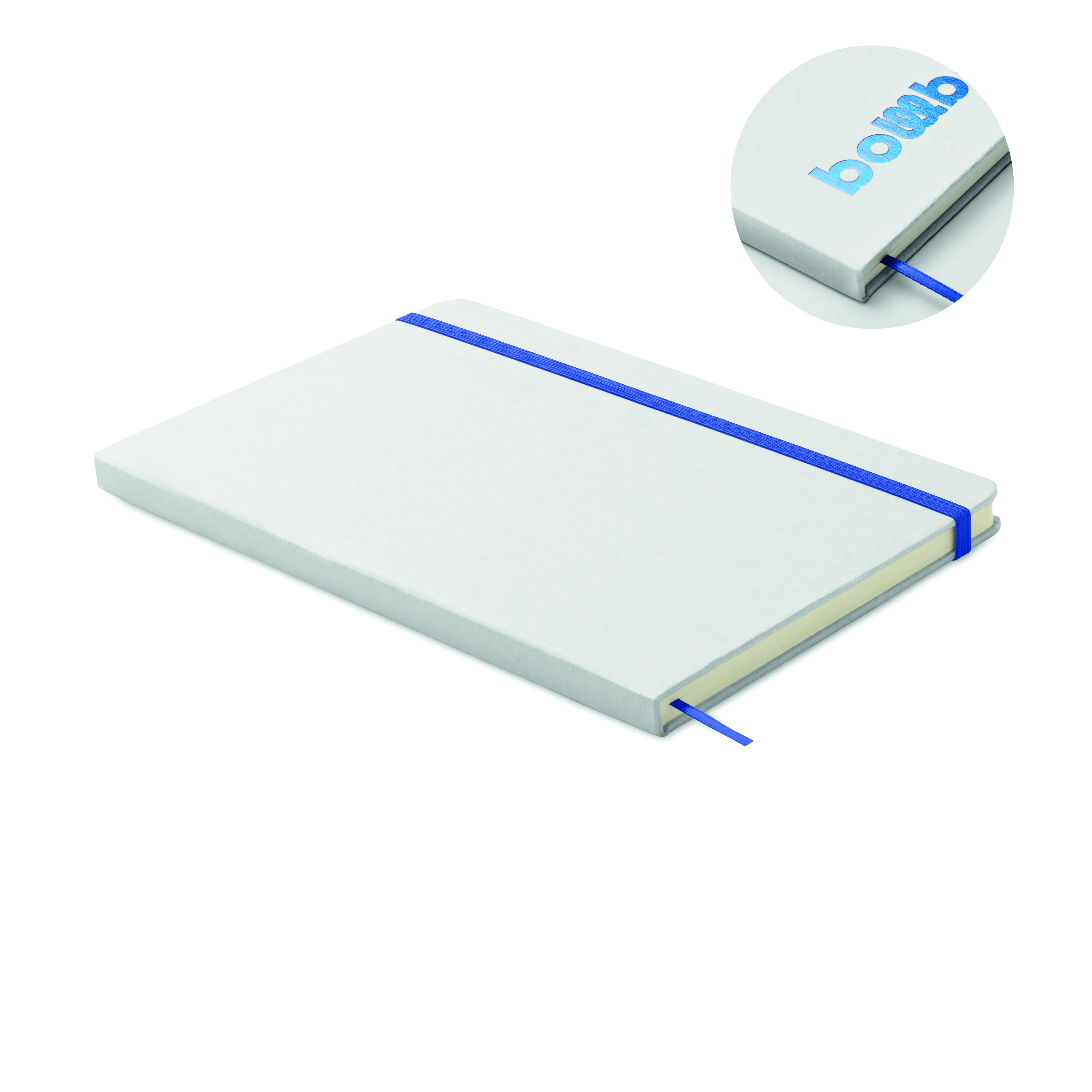 Kleur onthullend A5 notitieboek ROUTE WHITE Blauw