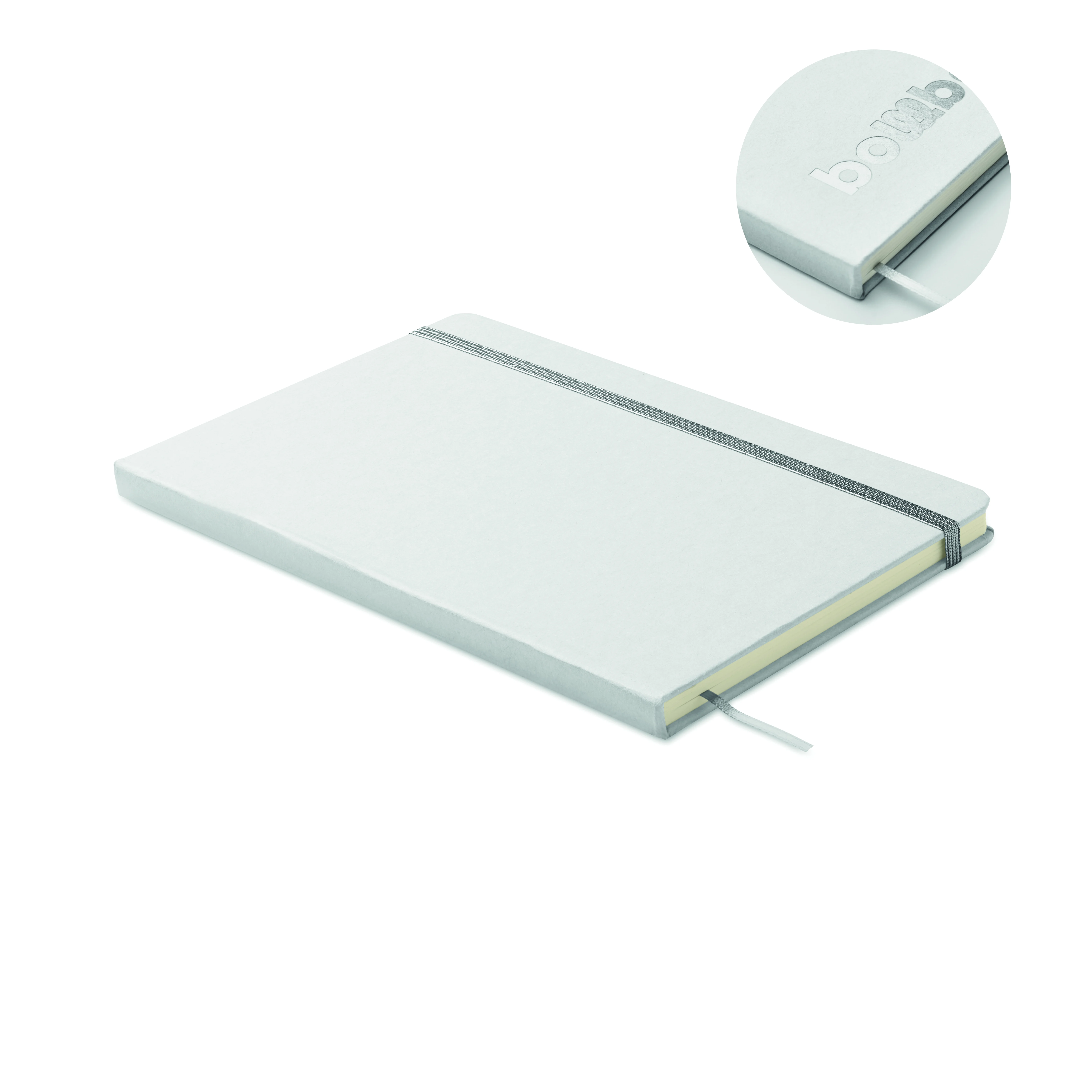 Kleur onthullend A5 notitieboek ROUTE WHITE Zilver