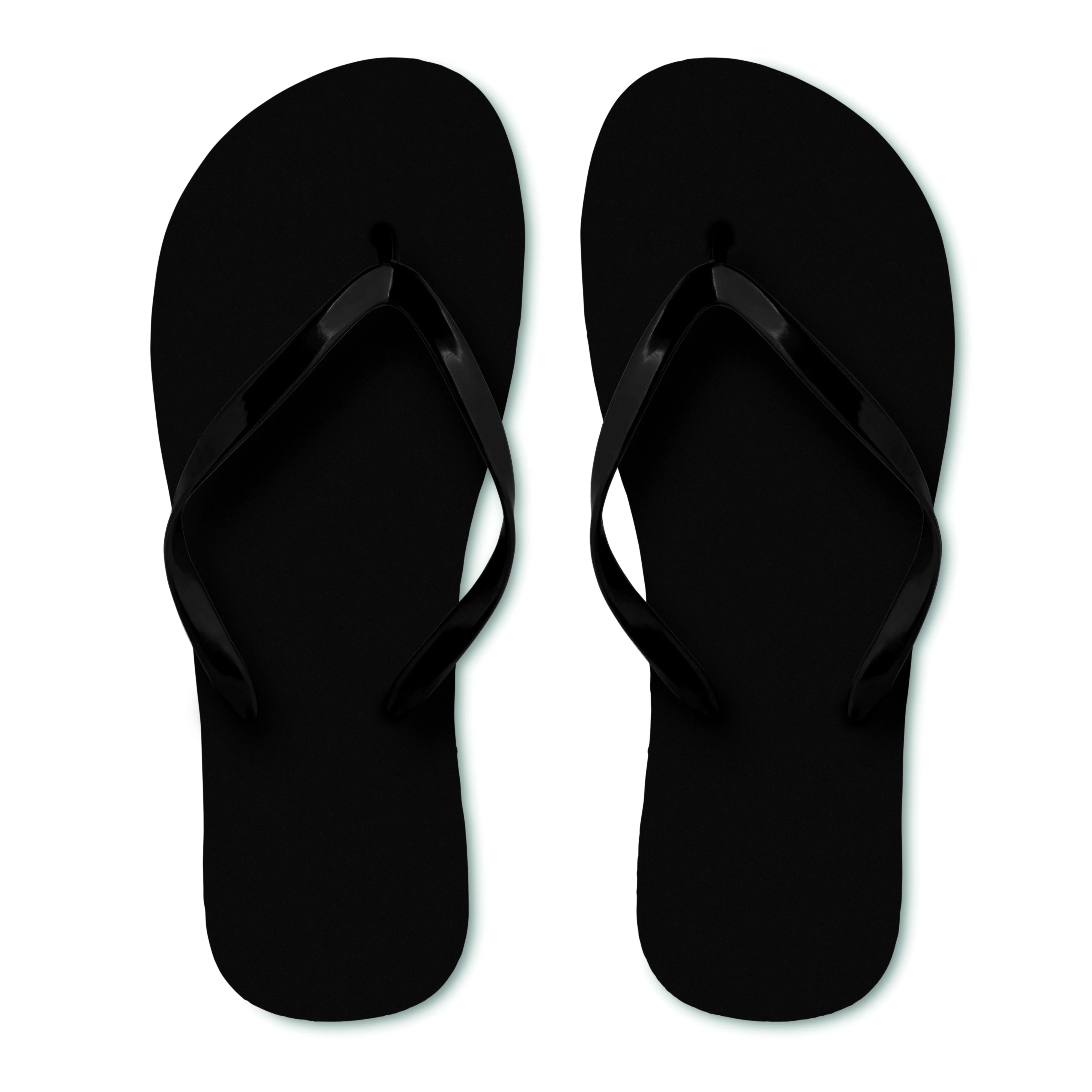 PE slippers L HONOLULU Zwart