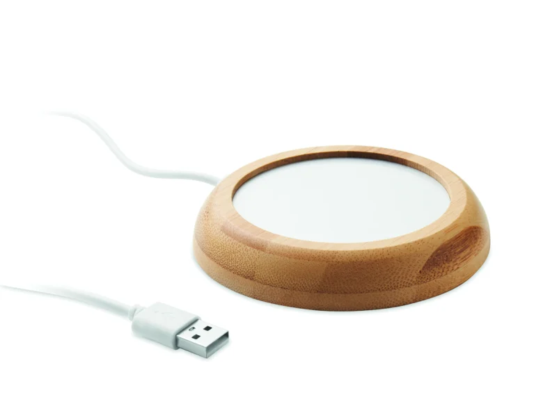 Bamboe mokwarmer met USB MUGLET Hout