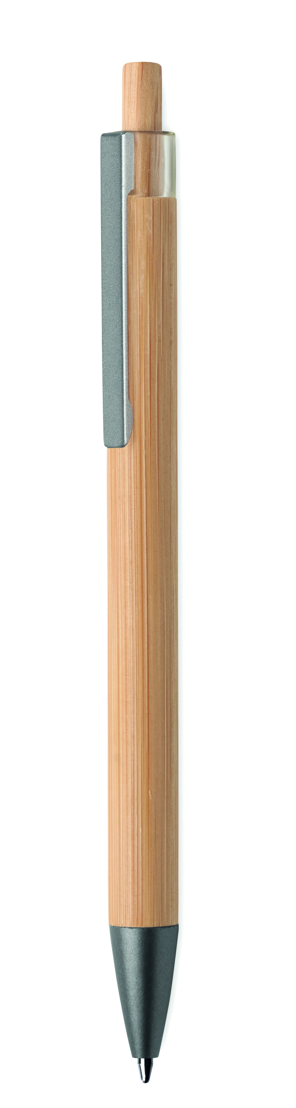 Bamboe balpen met drukknop ITEA Hout