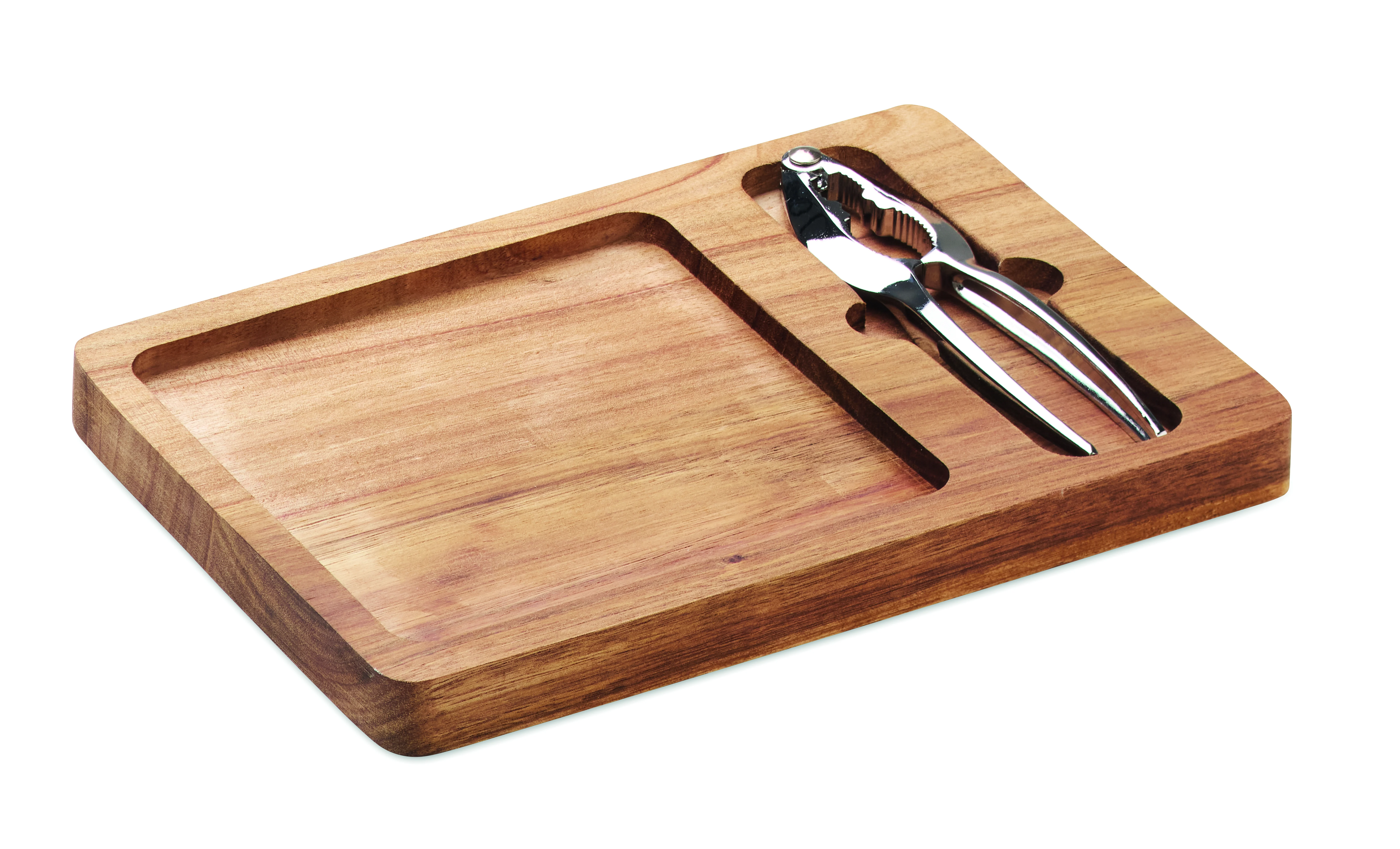 Acacia noten kraker set NUTPLATE Hout