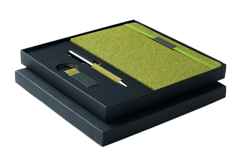 3-delige geschenkset in doos CHIPPEWA SET Groen