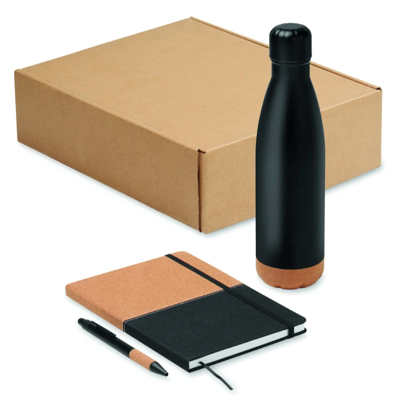 3-delige geschenkset in doos CADEAU Zwart